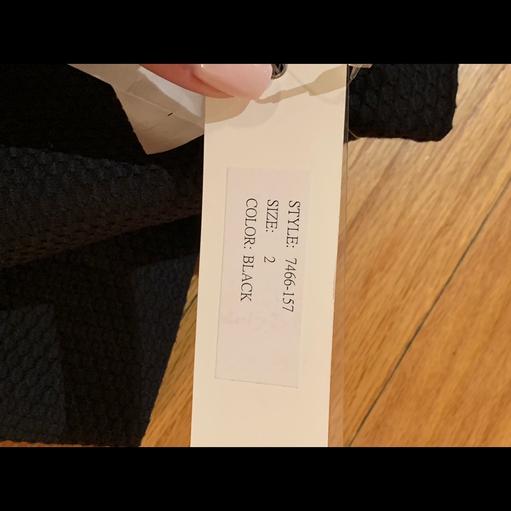 NWT Strapless Black Dress - Picture 4 of 4